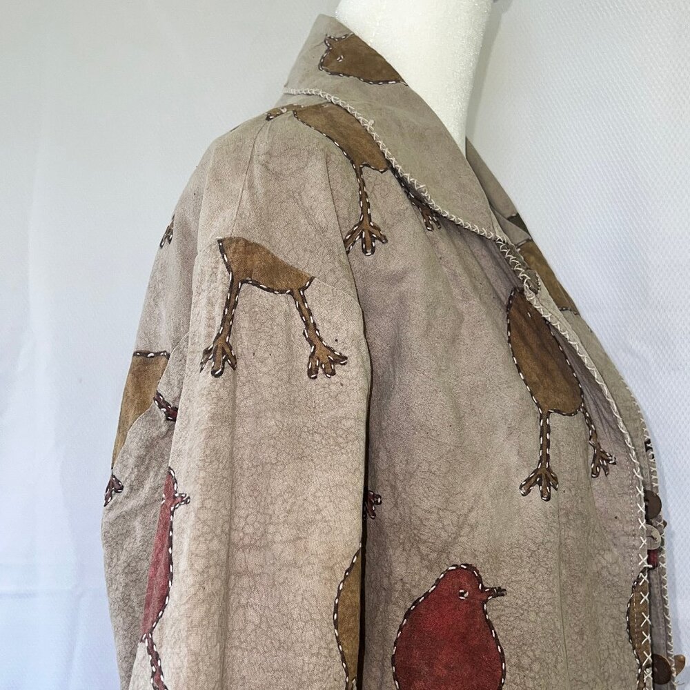 Vintage Orvis Art Bird Jacket Women's - Picture 8 of 16